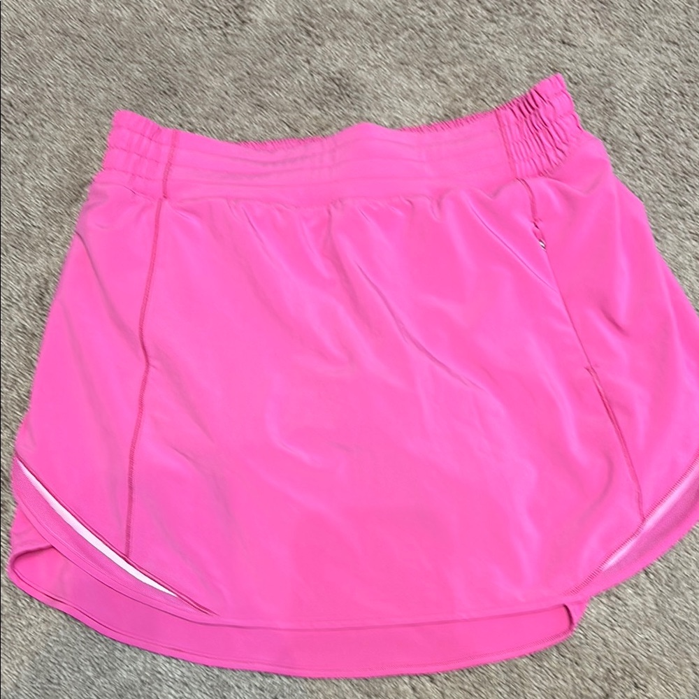 Pink Women's lululemon skort with built in shorts